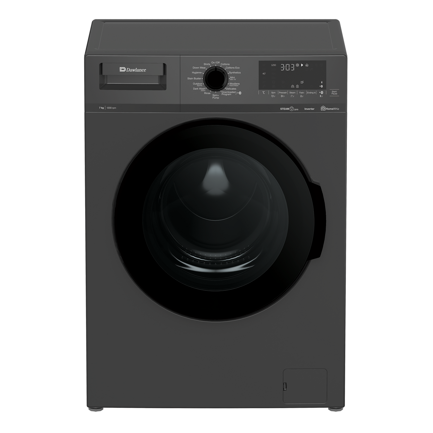 Dawlance Front Load Washing Machine DWF 7200X Inverter – 7kg energy-efficient laundry appliance in Pakistan