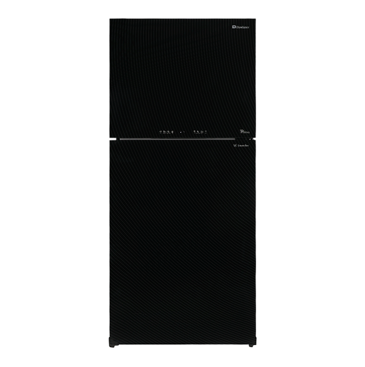 Dawlance DTM-7650 Glass Door Inverter No Frost Refrigerator front view
