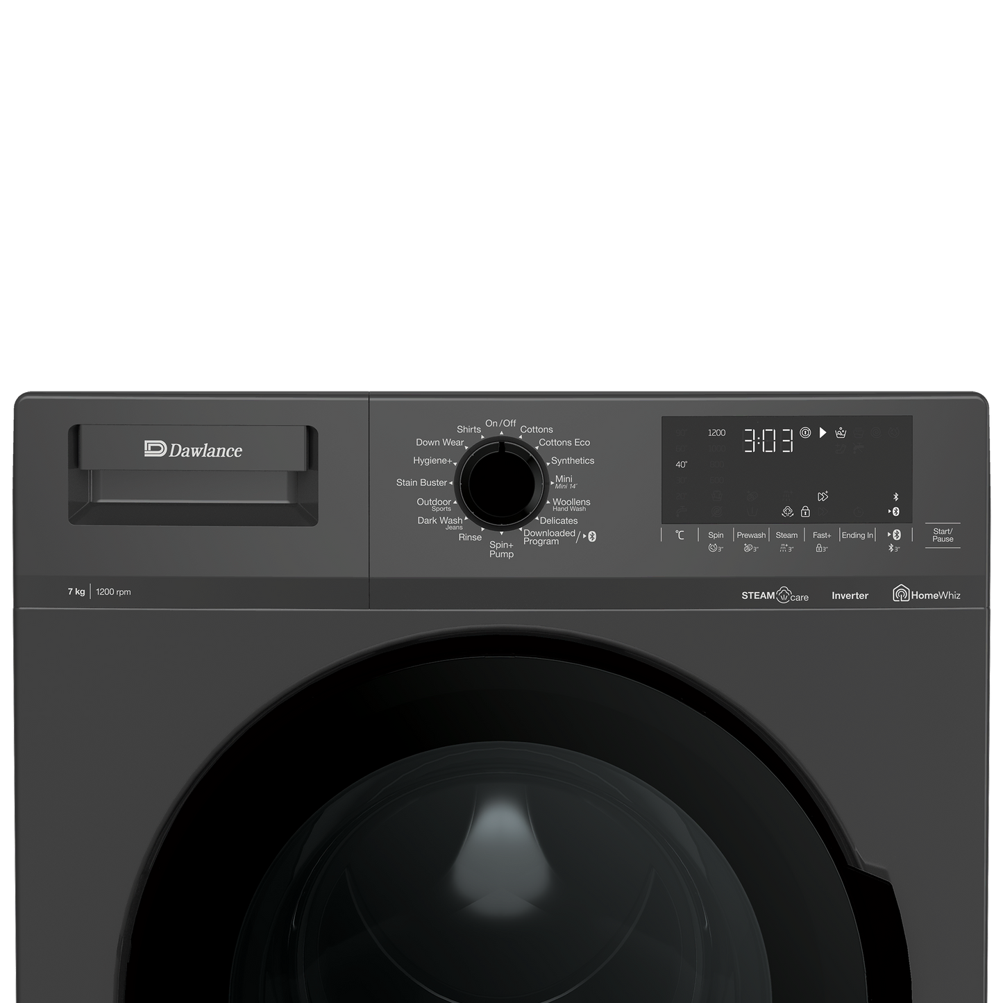 Dawlance Front Load Washing Machine DWF 7200X Inverter – 7kg energy-efficient laundry appliance in Pakistan