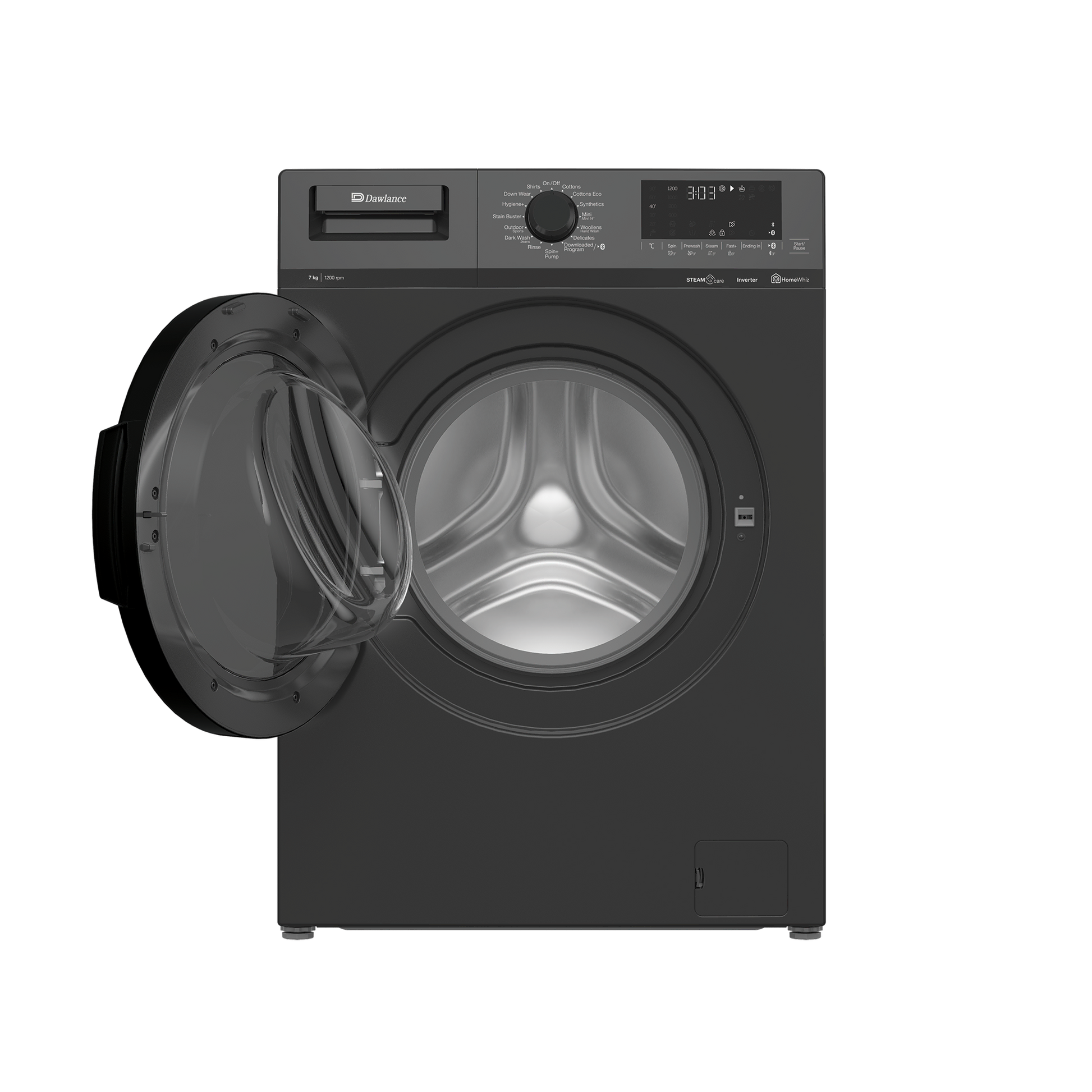 Dawlance Front Load Washing Machine DWF 7200X Inverter – 7kg energy-efficient laundry appliance in Pakistan