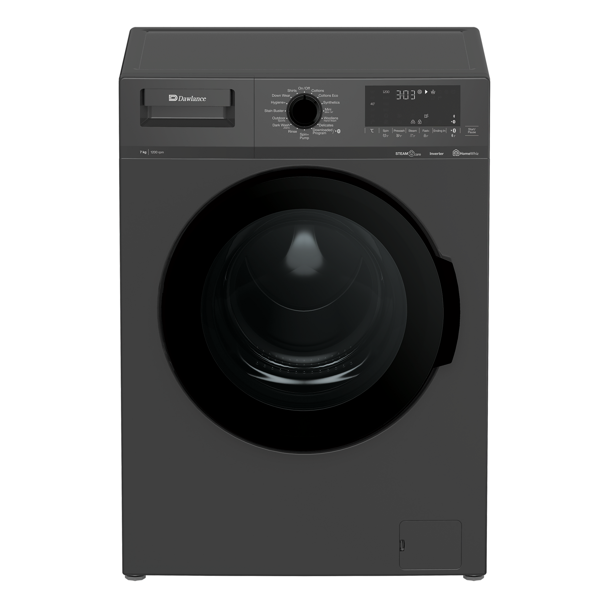 Dawlance Front Load Washing Machine DWF 7200X Inverter – 7kg energy-efficient laundry appliance in Pakistan
