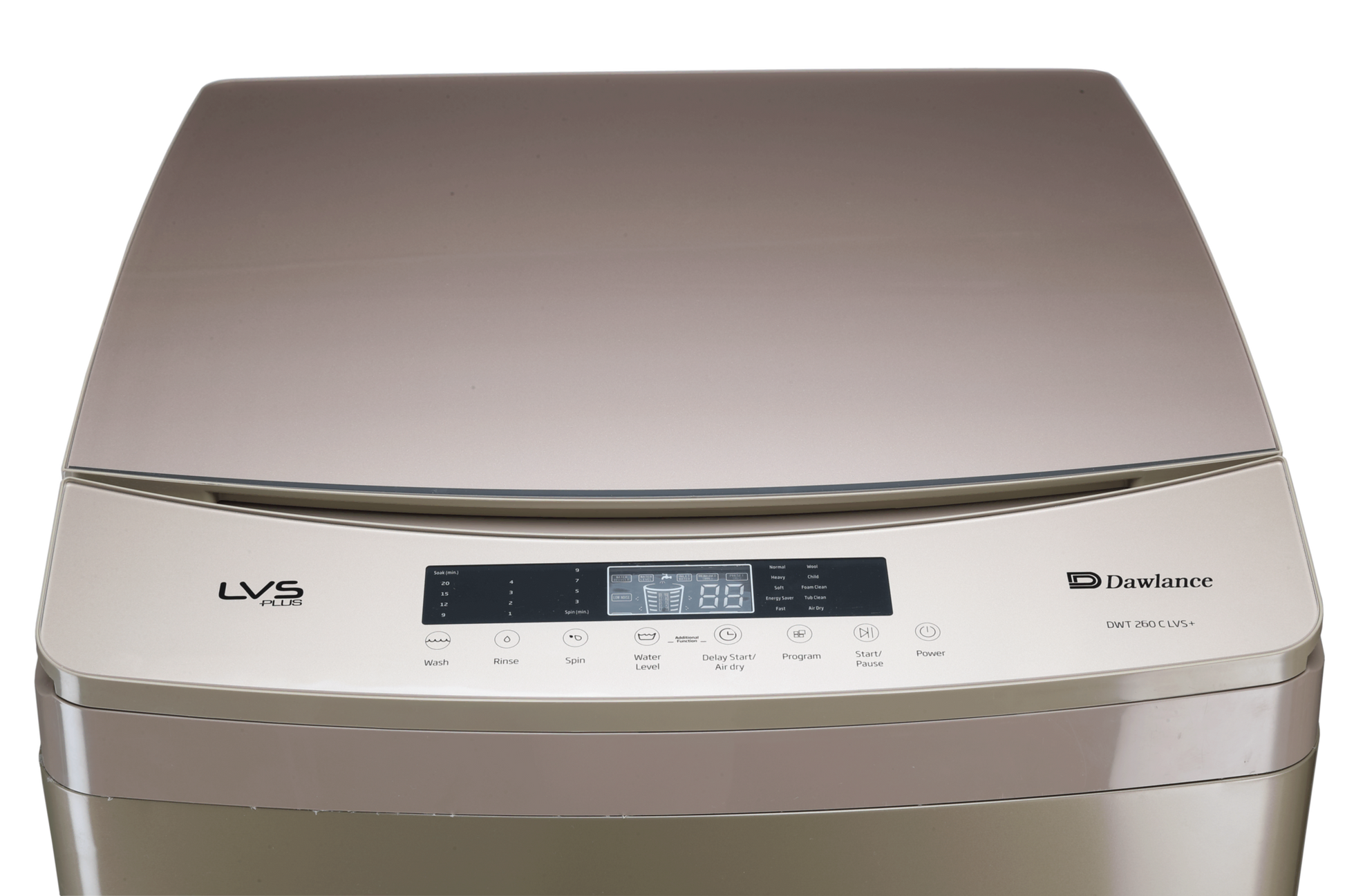 Dawlance Top Load Washing Machine DWT 260 C LVS+ – 9kg automatic washer with low voltage startup